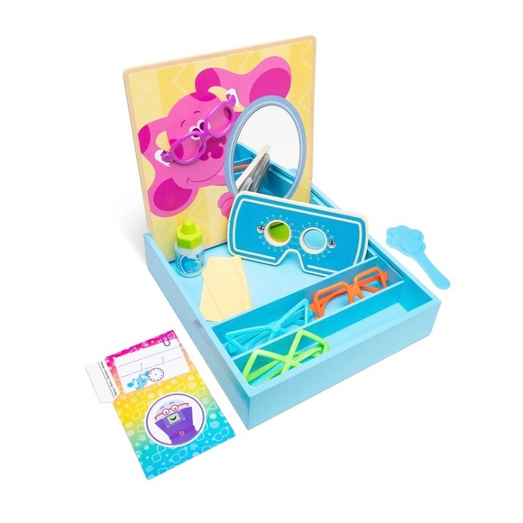 Melissa & Doug Blues Clues & You! Time for Glasses Eye Doctor Play Set - Picture 2 of 6